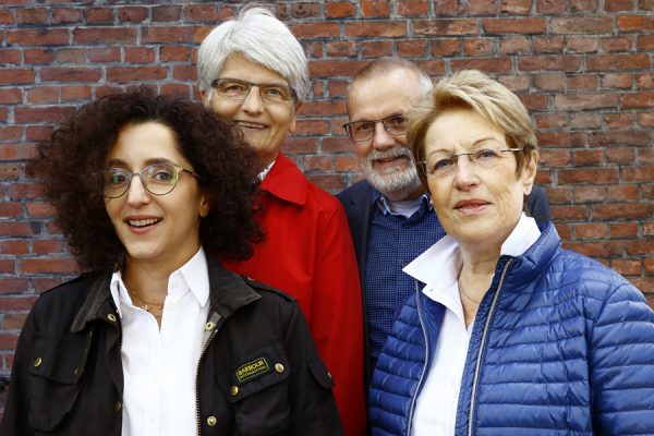Leila Kühn, Barbara Damwerth, Friedhelm Jost und Ursula Proyer